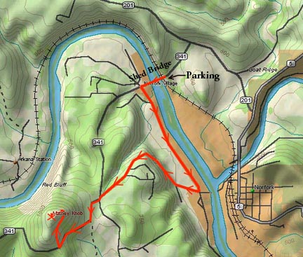 Matney Route Map